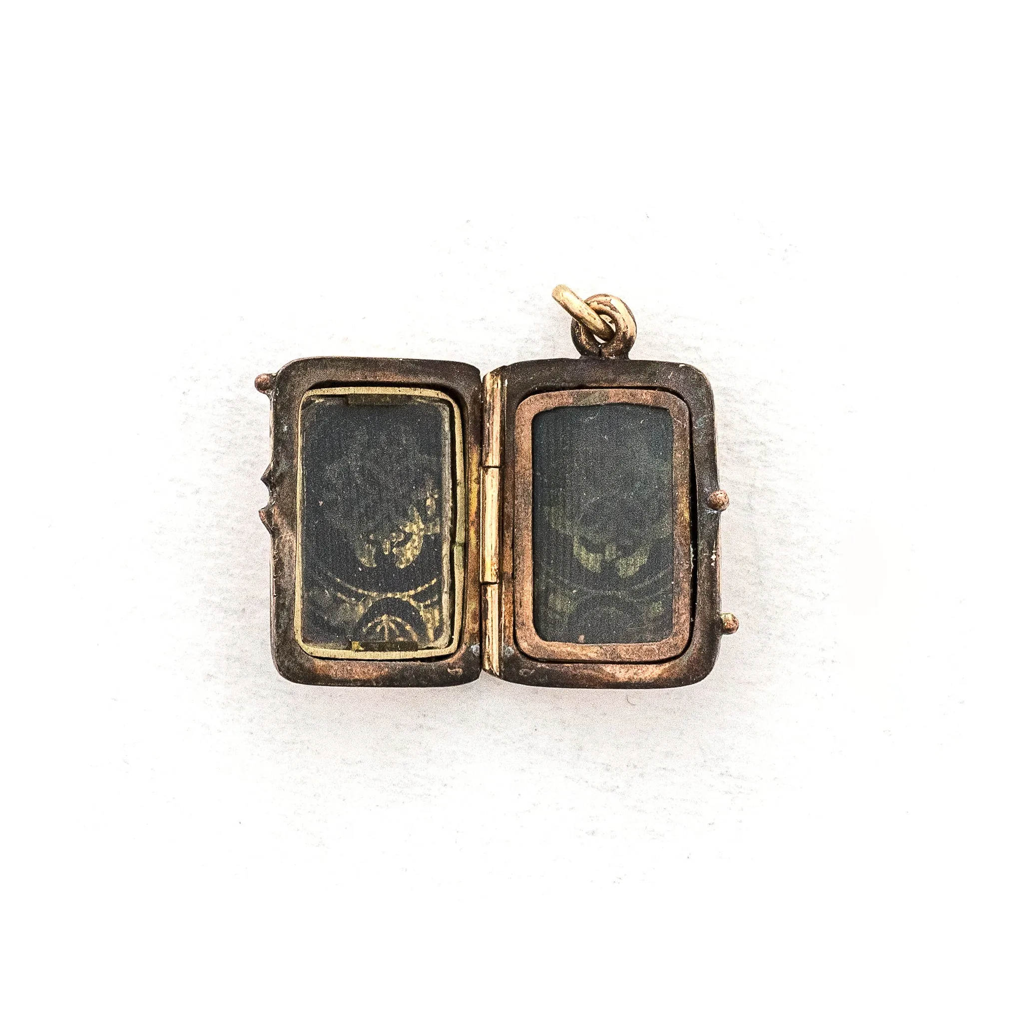 Pearl & Onyx Antique Book Locket