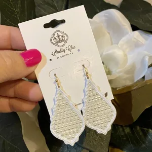 Pearl Girl Earrings - White