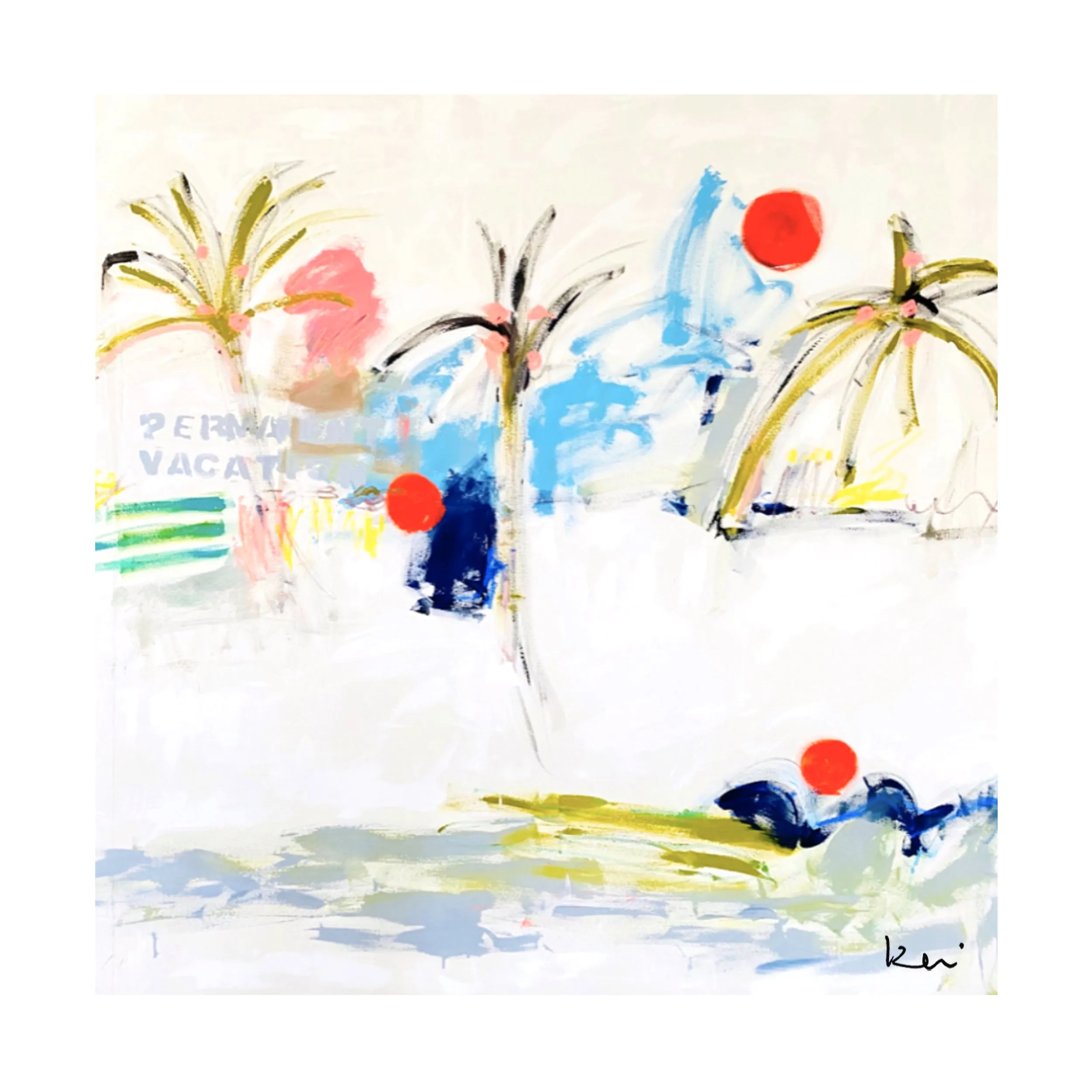Permanent Vacation Art Print