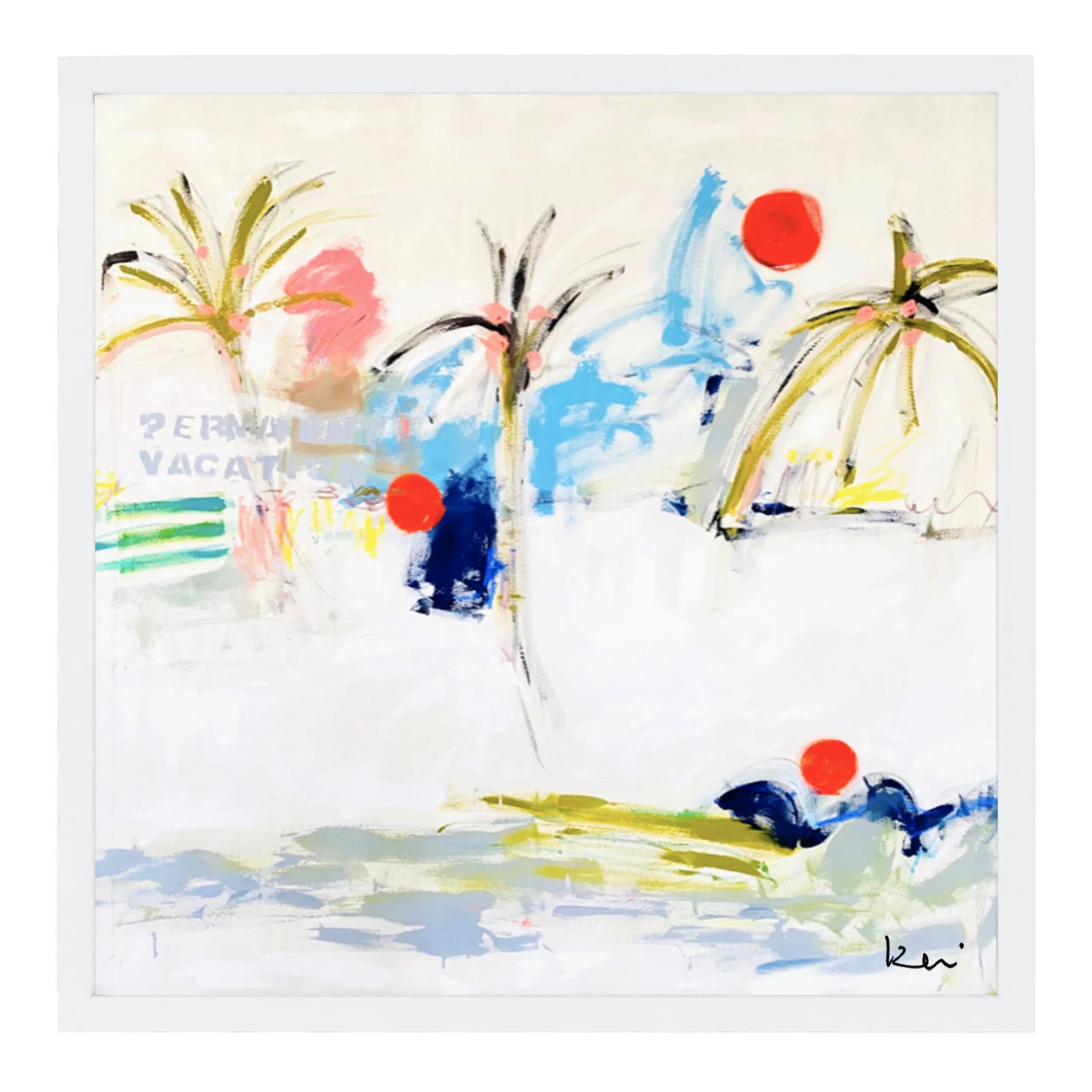 Permanent Vacation Art Print