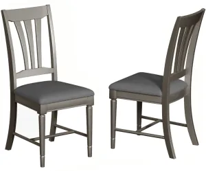 Pewter Oak Dining Chair
