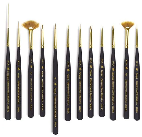 Pincel Princeton MINI DETAILER 12 PIECE SET