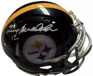 Pittsburgh Steelers Terry Bradshaw Hand Signed Autographed Mini Helmet certified COA