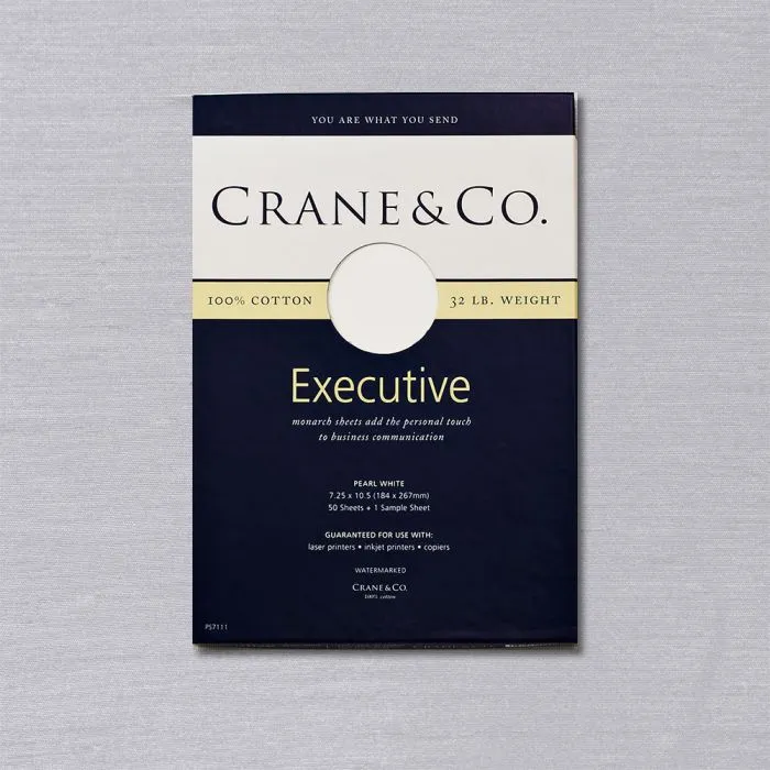 PLAIN SHEETS - CCO -  32 LB PEARL WHITE- Executive