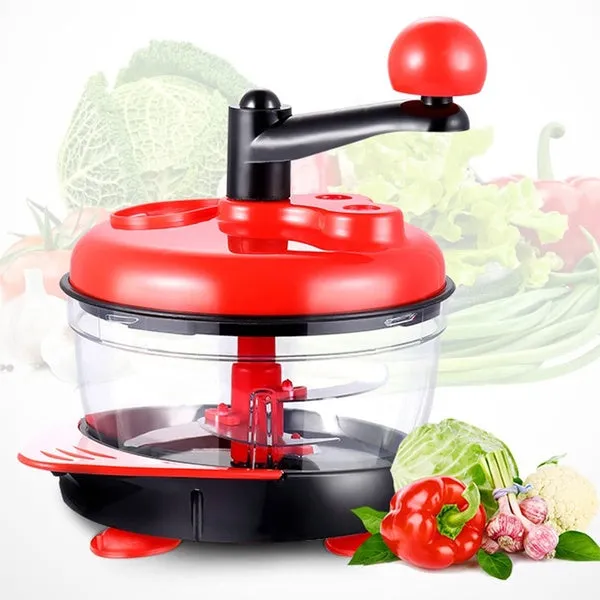 Powerful Handheld Fruit Vegetable Chopper Nuts Mincer Onion Salad Blender Food Processor