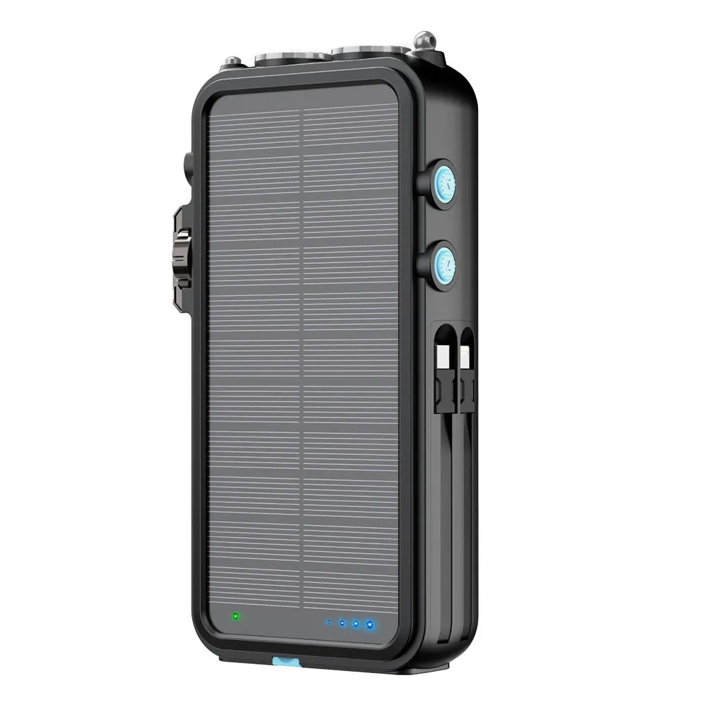 Powerology 16000mAh Solar Power/Fm Radio/ Speaker/ Lights