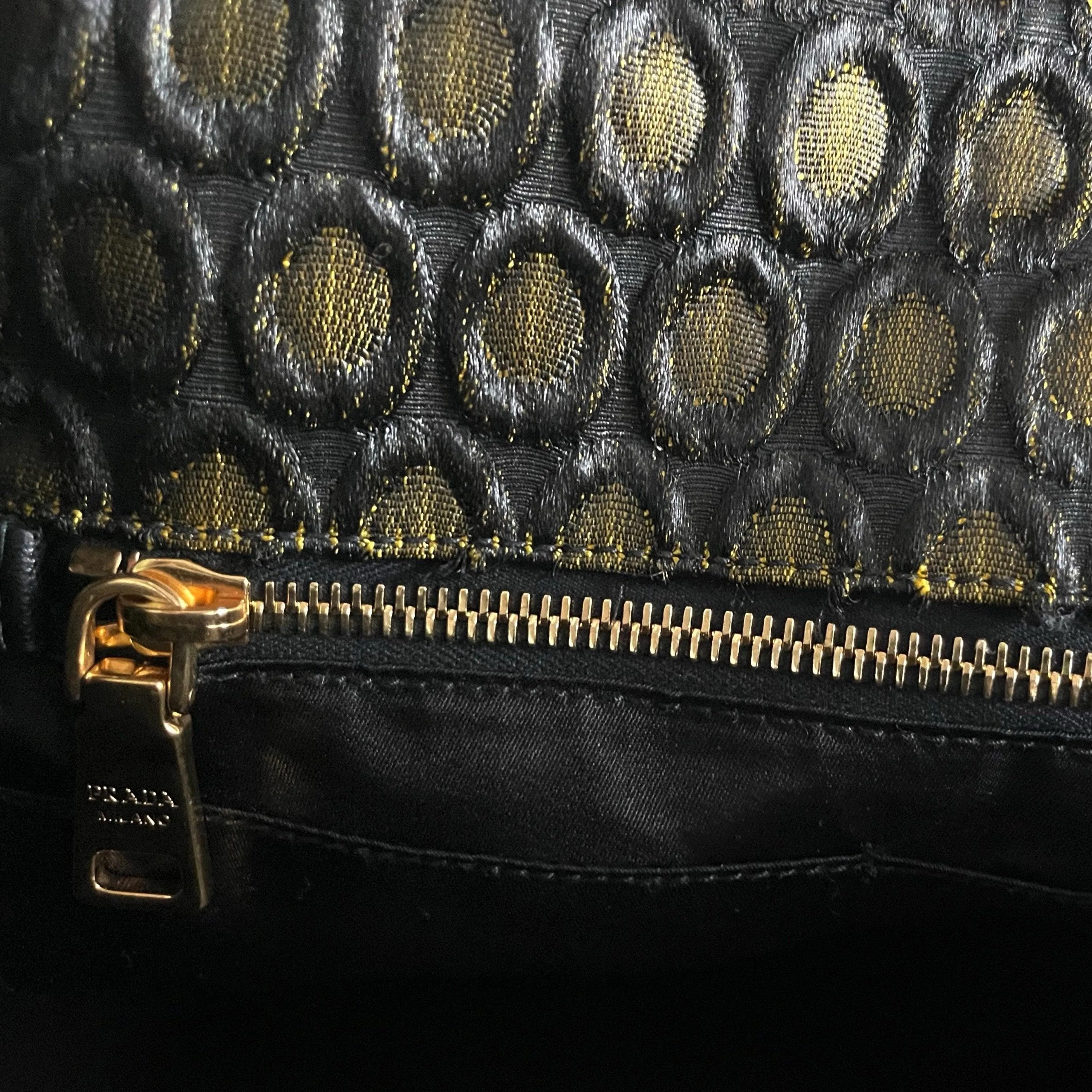 Prada Jacquard Two Way Bag