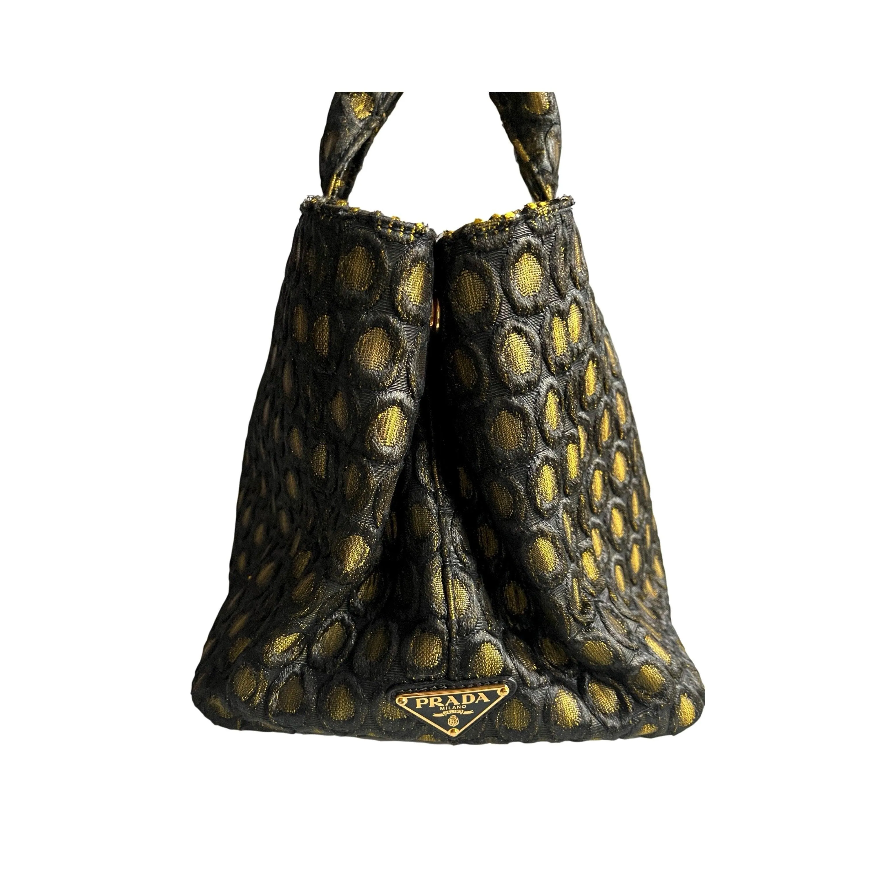Prada Jacquard Two Way Bag