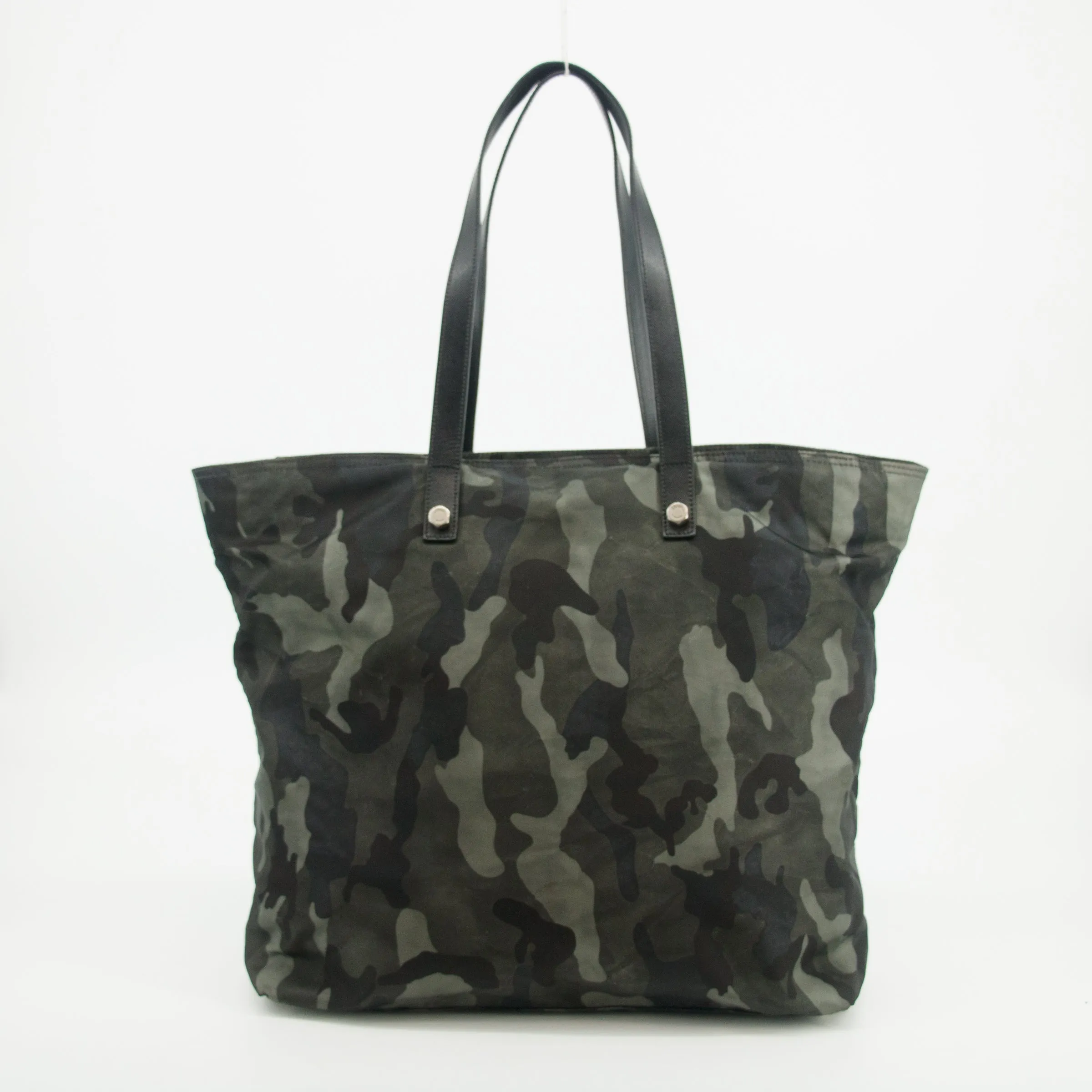 Prada Nylon Tessuto Camoflouge Triangle Plate Shoulder Bag #2863
