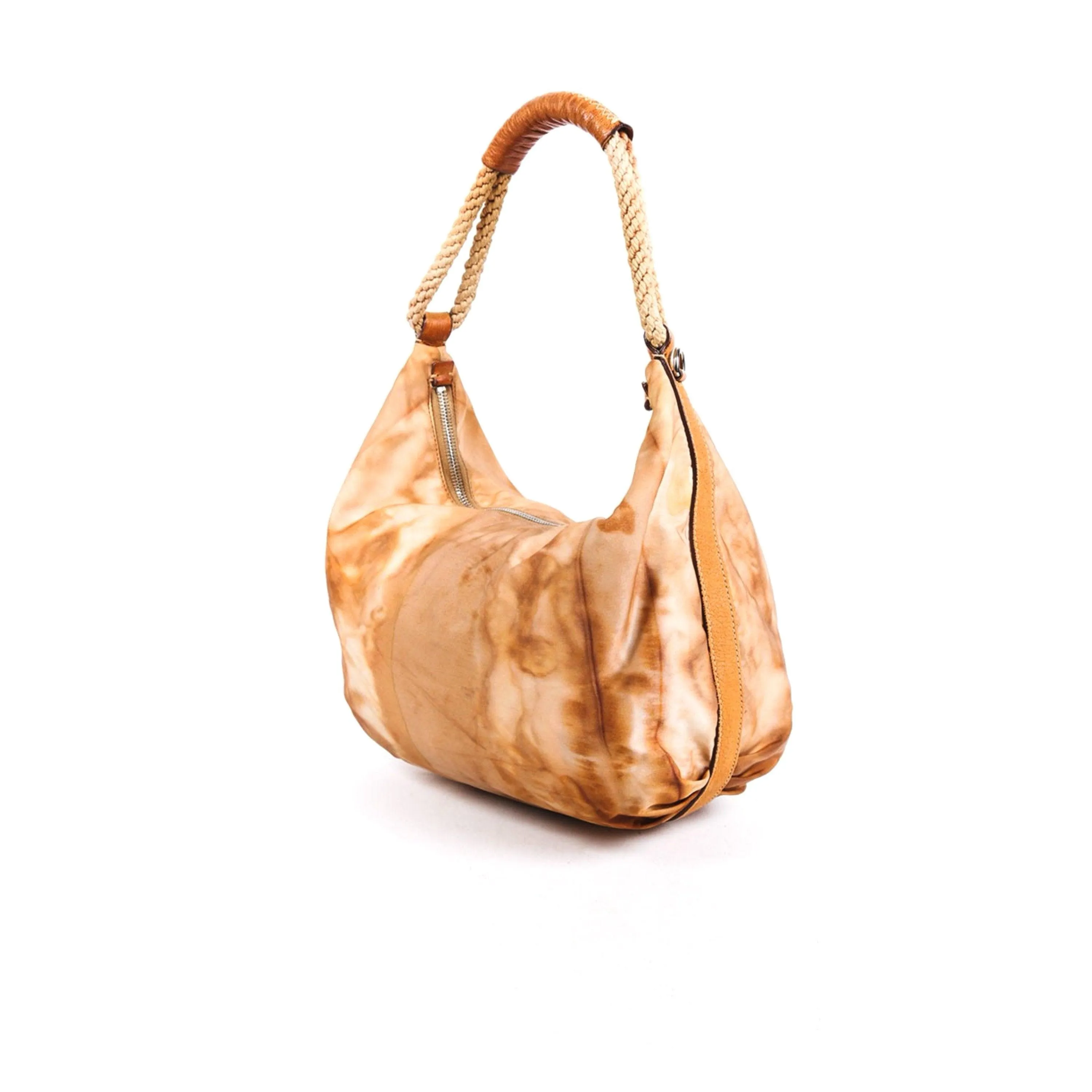 Prada Tan Logo Shoulder Bag