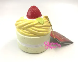 Premium Cafe de N Mont Blanc Cake squishy cellphone charm