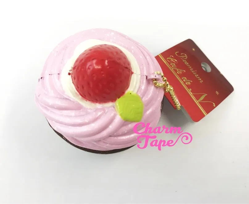 Premium Cafe de N Mont Blanc Cake squishy cellphone charm