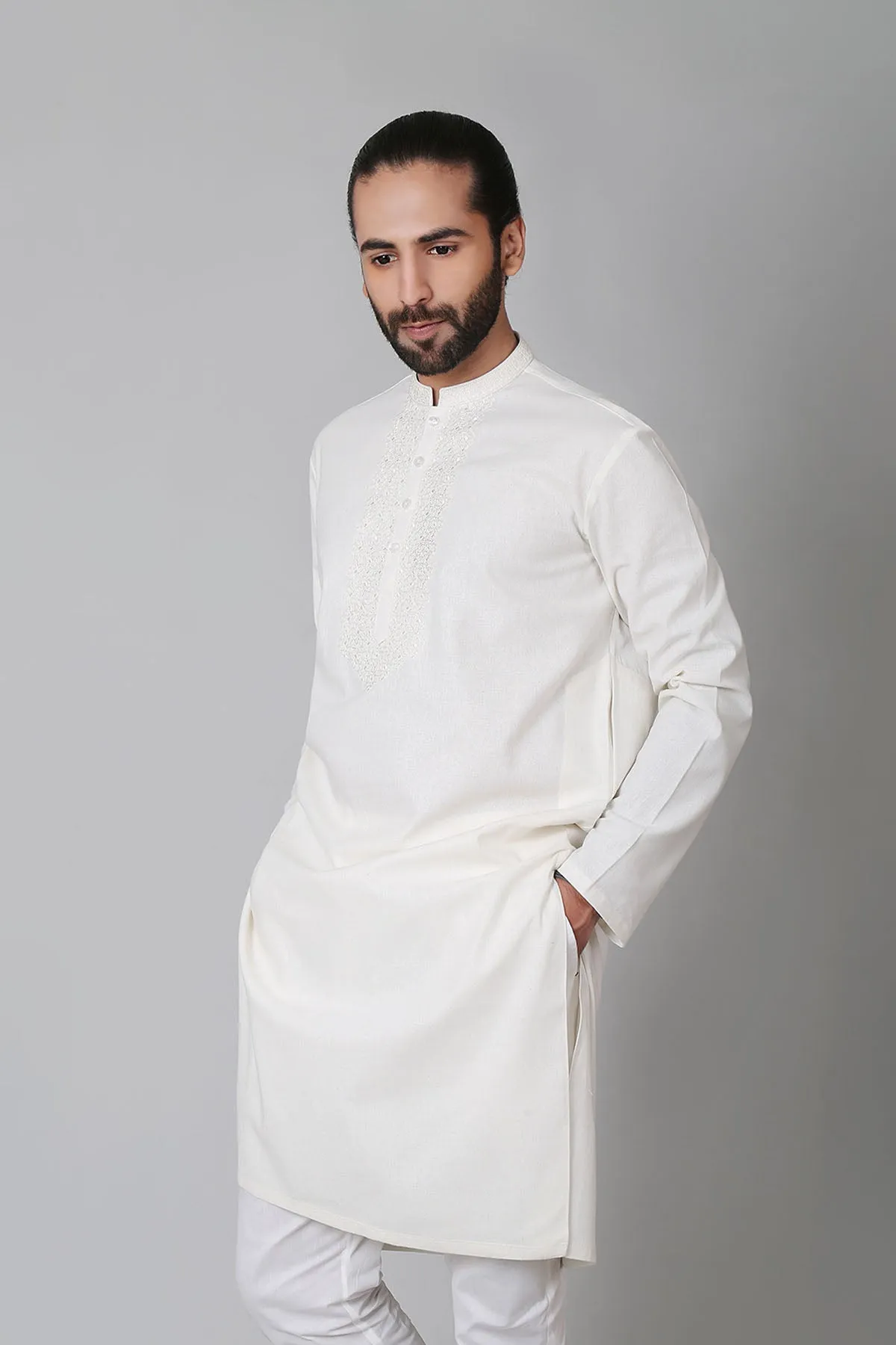 Premium Embroidered Kurta