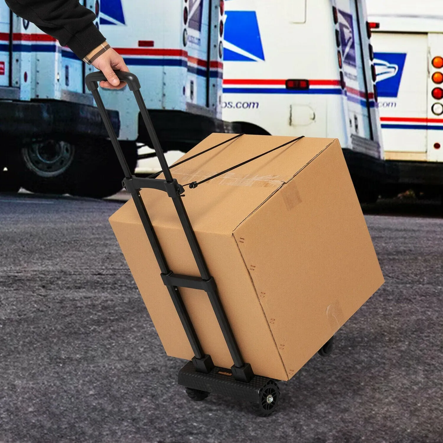 Premium Folding Personal Wheeled Shopping Grocery Bag Cart