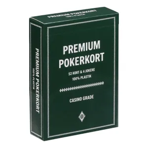 Premium Plastik Pokerkort