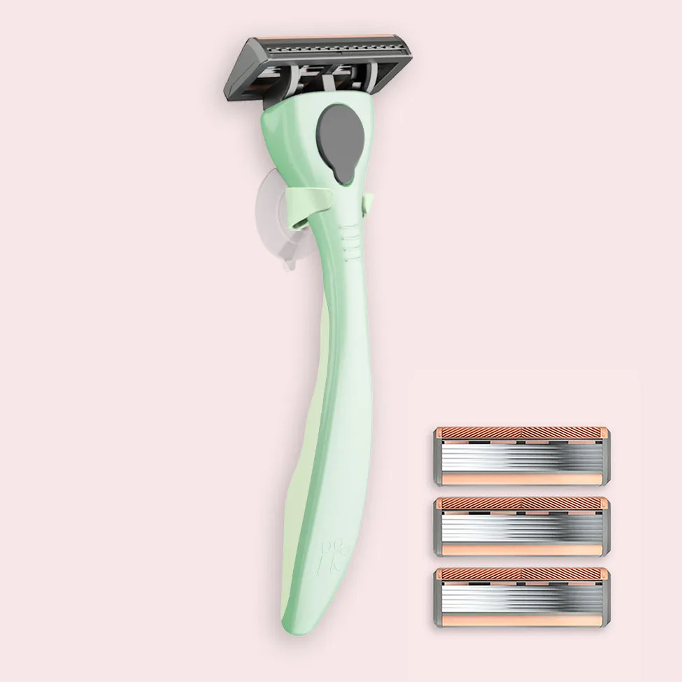 Premium SmoothGlide Razor Starter Kit