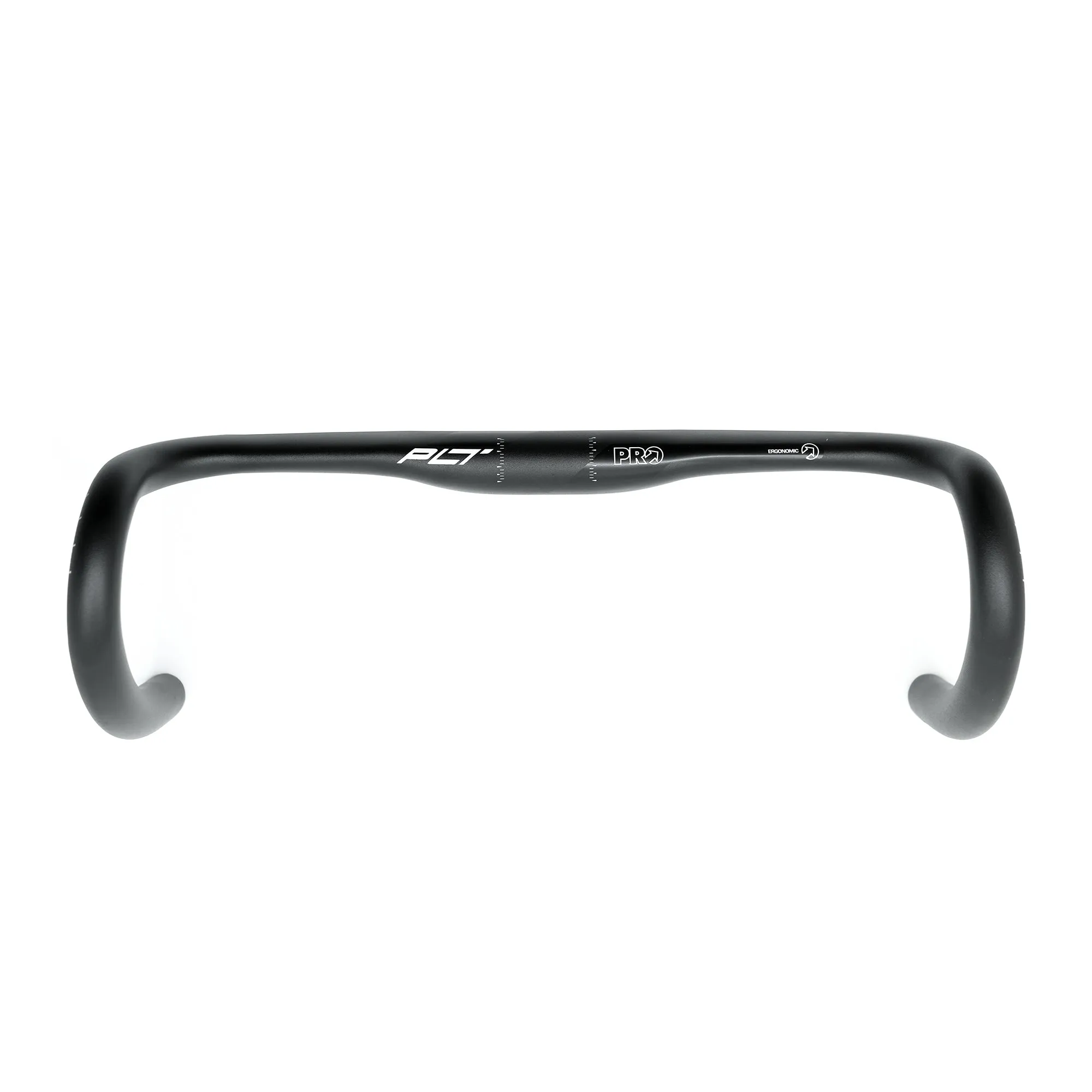 Pro Road Bar - Plt Compact Ergo - Black - 42cm Drop: 127.5 Reach: 75