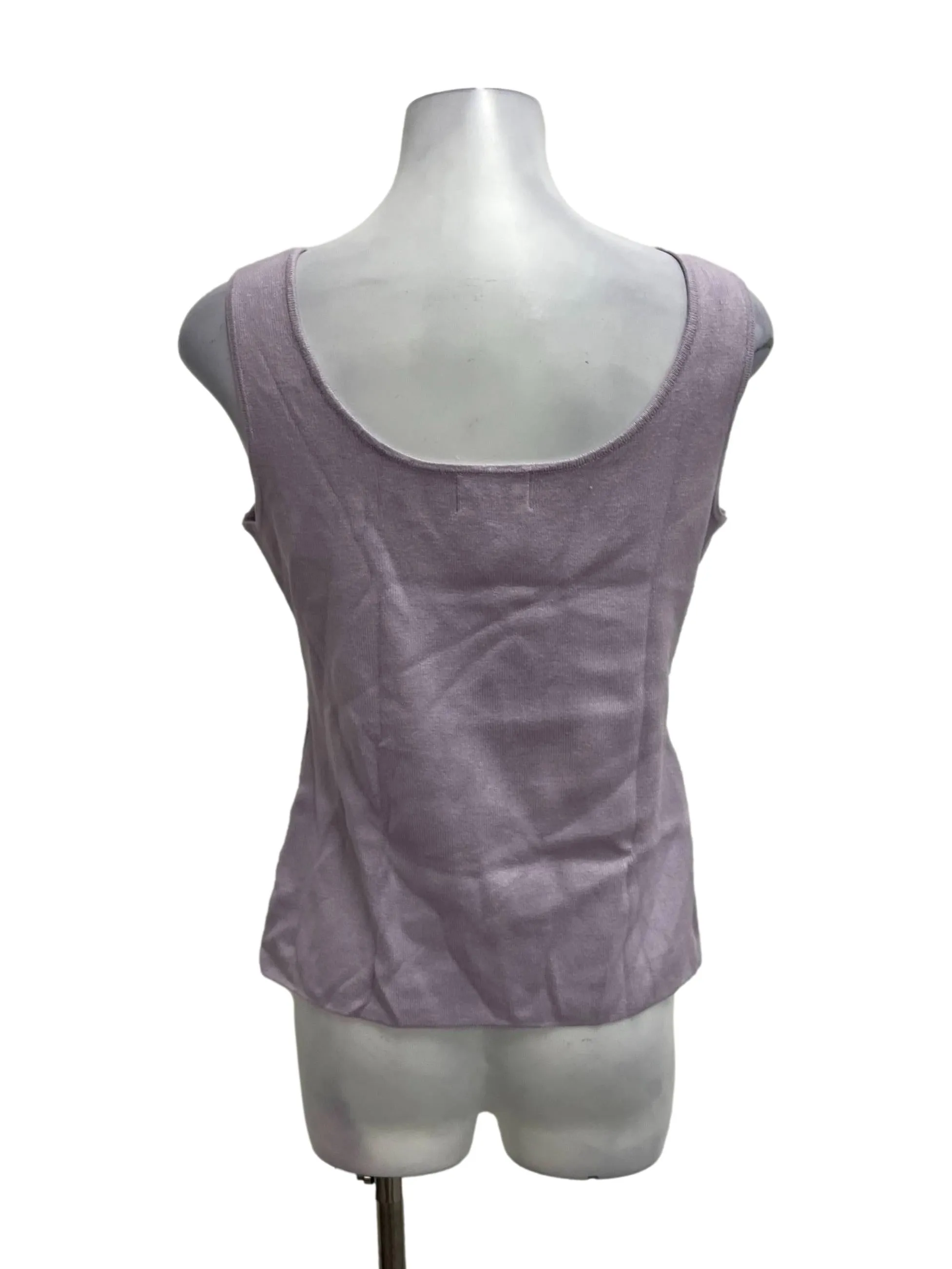 Purple Knit Tank Top OSN