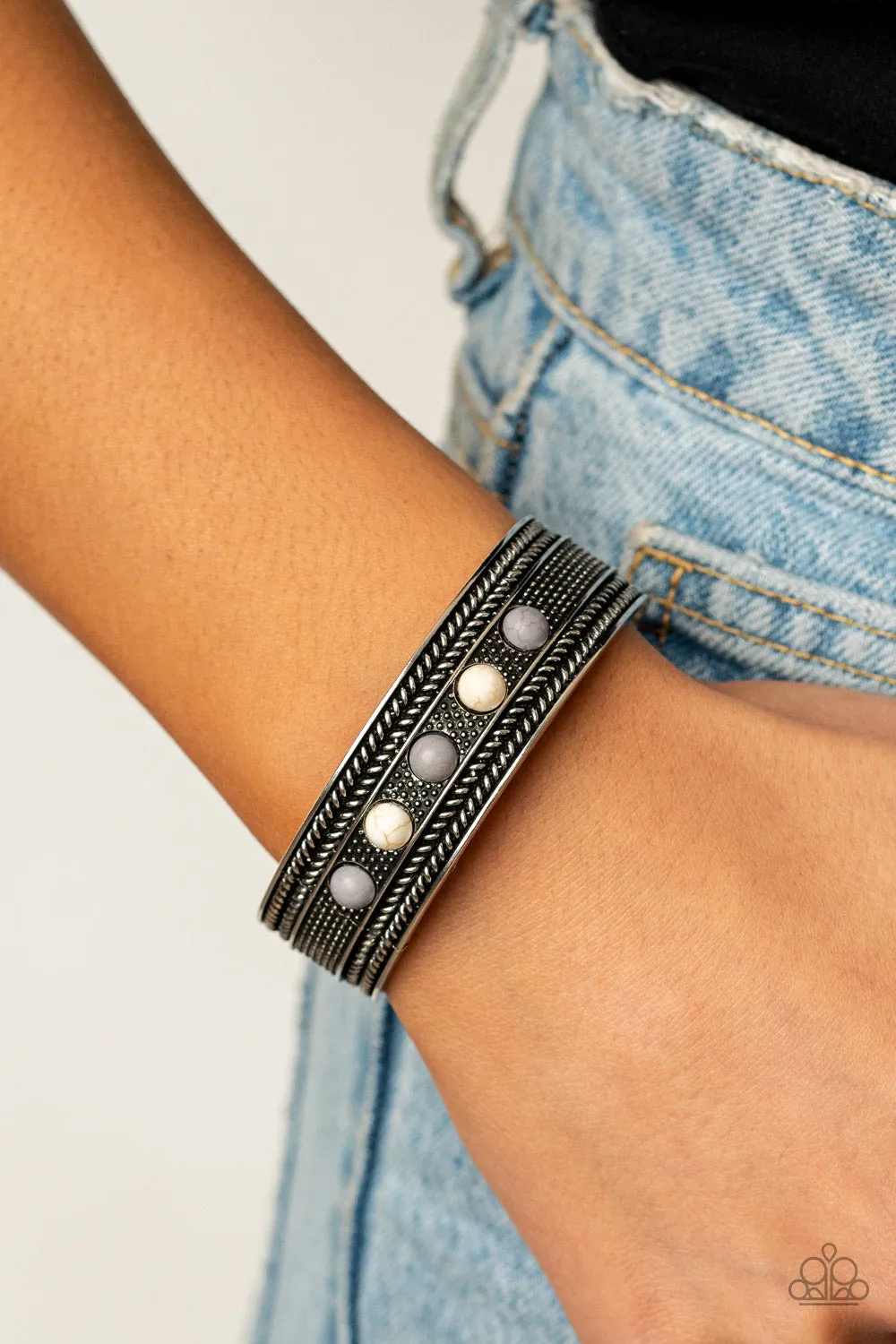 Quarry Quake - Silver Bracelet