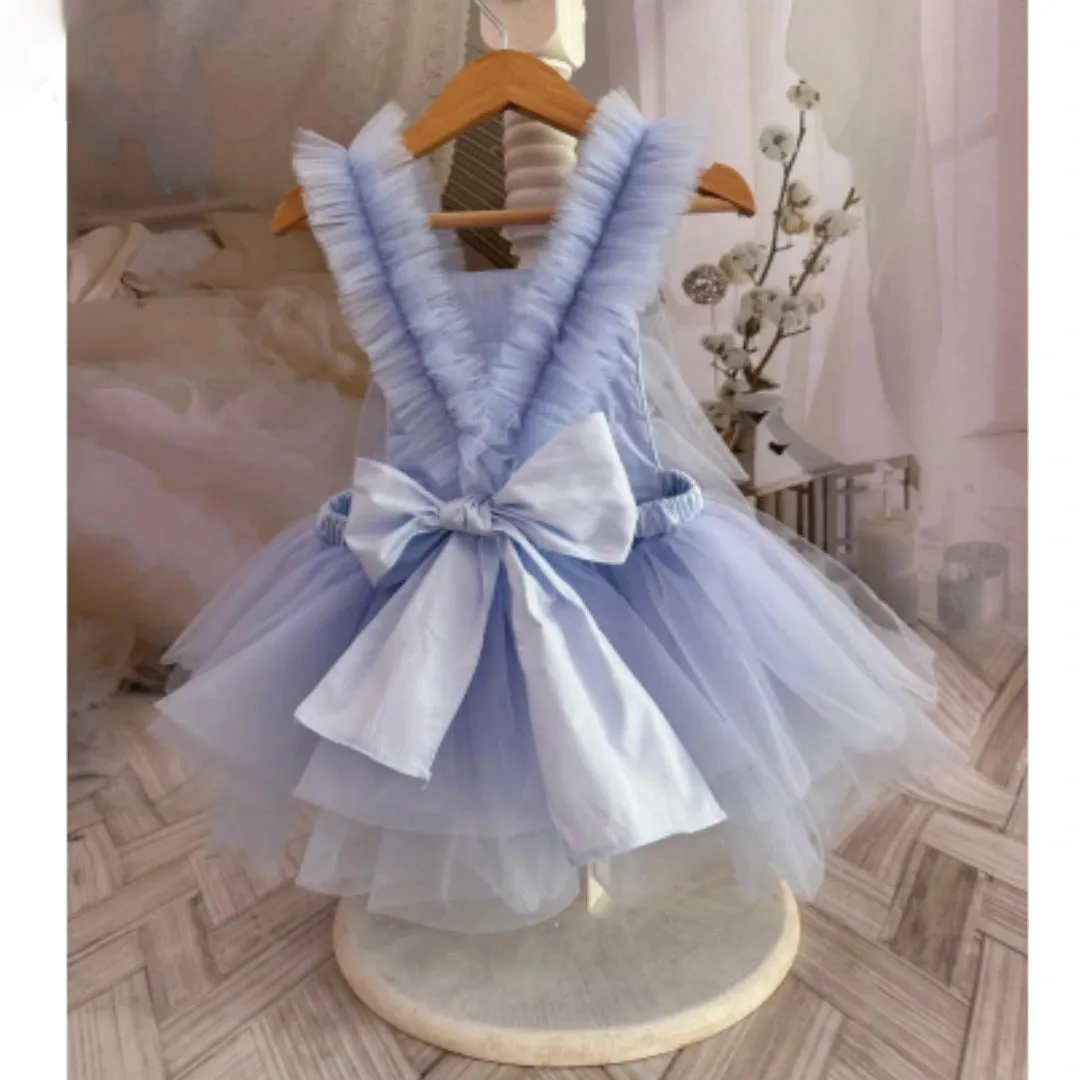 "Bellarose" Blue Tulle Dress