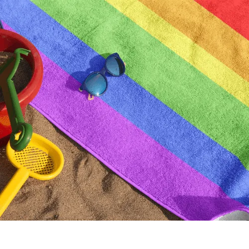 Rainbow - Pool or Beach Towel