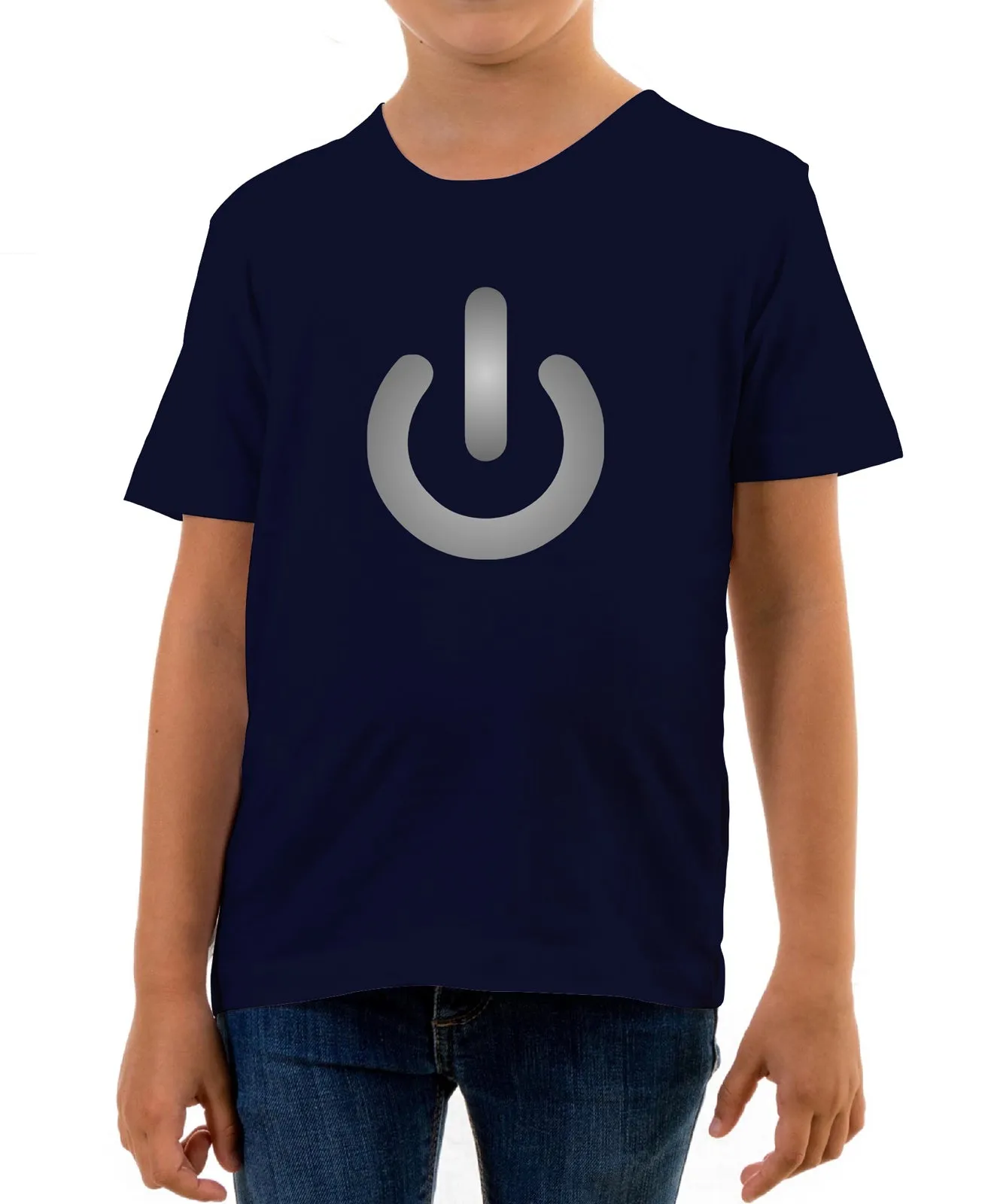 Reality Glitch Power Sign Kids T-Shirt