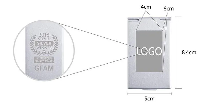 Rectangular Compact Mirror