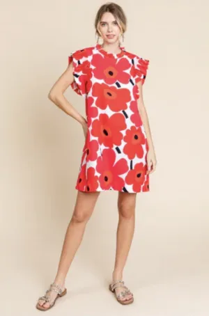 Red Poppy Dress