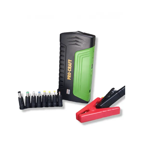 Redresor Auto Portabil PROCRAFT JS-12 – 3000mAh, 600A, 12V, Robot de Pornire, Power Bank, Compresor, Lanterna