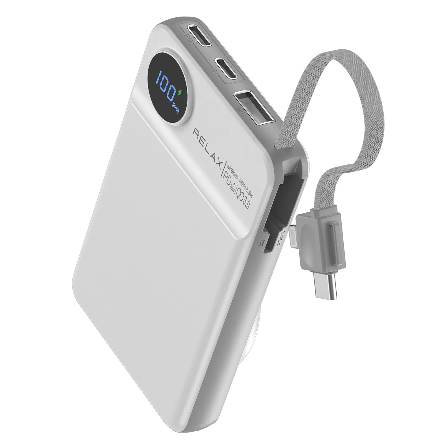 RELAX | リラックス　3in1 MagSafe Mobile Battery