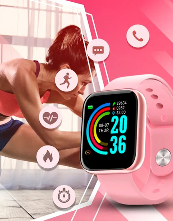 Relógio Smart Watch Power Pink