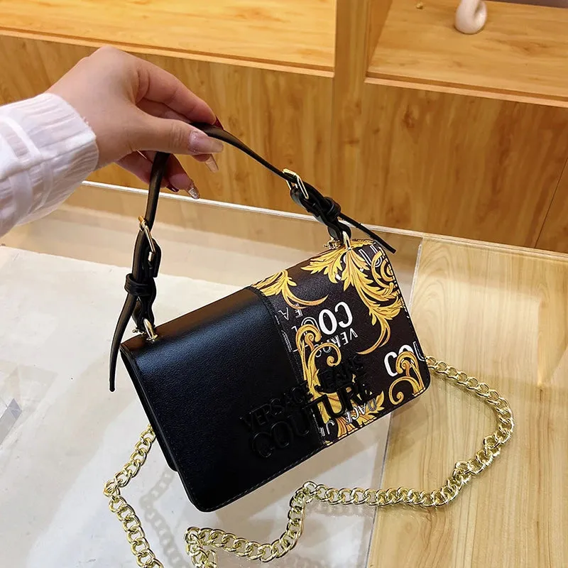Retro Canvas Underarm Crossbody Bag