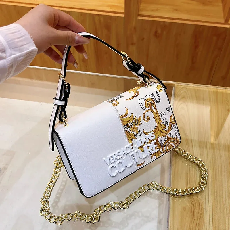Retro Canvas Underarm Crossbody Bag