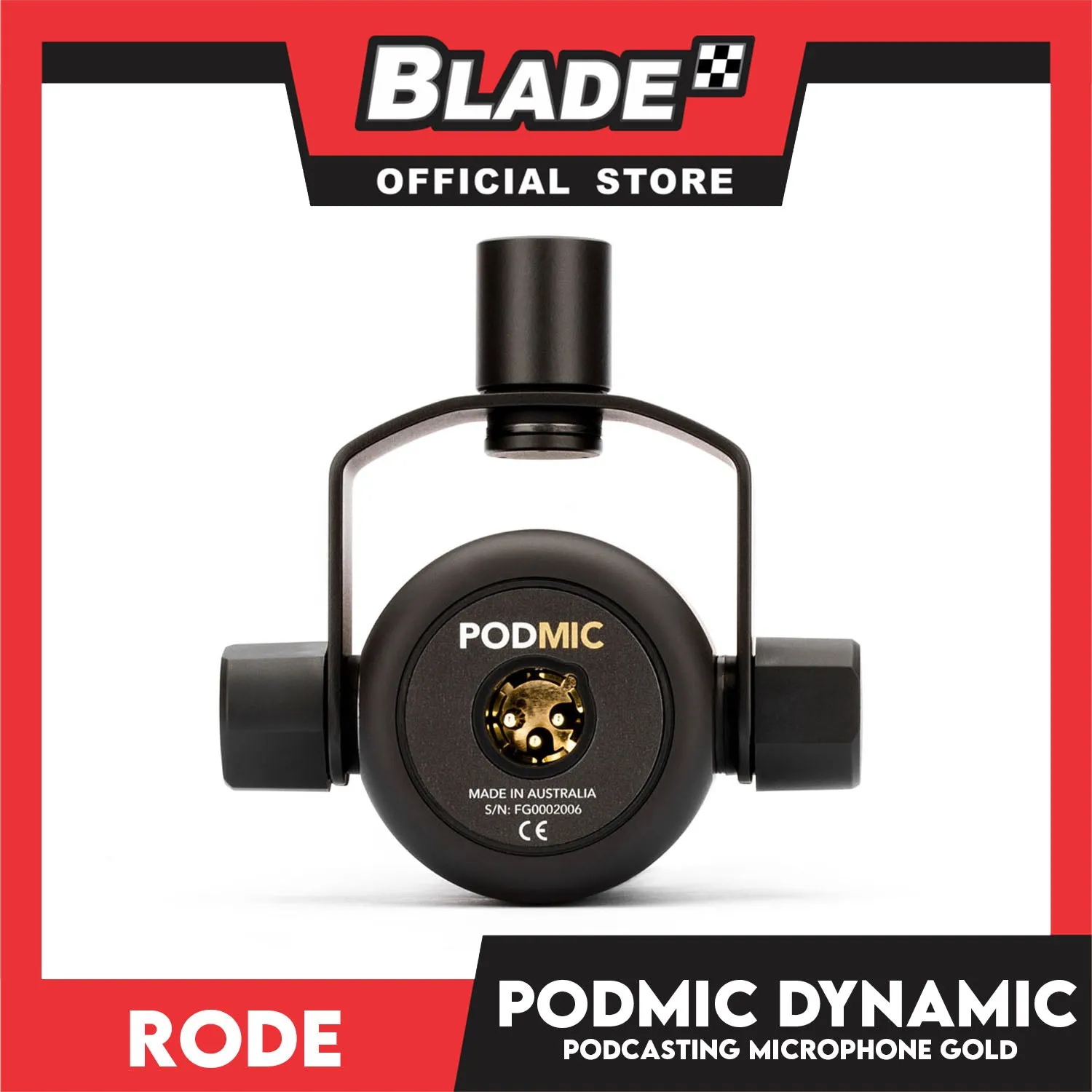 Rode Podmic Dynamic Podcasting Microphone Specifically Used for Speech, Live and Broadcast