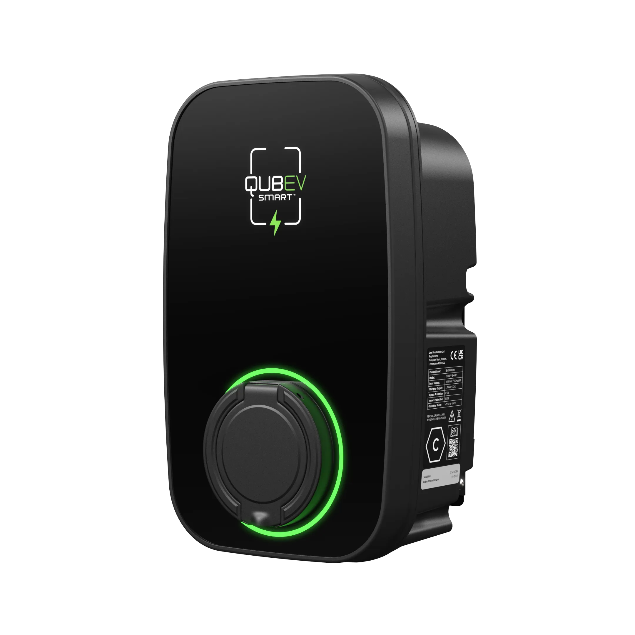 Rolec EVON0090 QUBEV Smart EV Charger Universal Socket 32A (7.4kW)