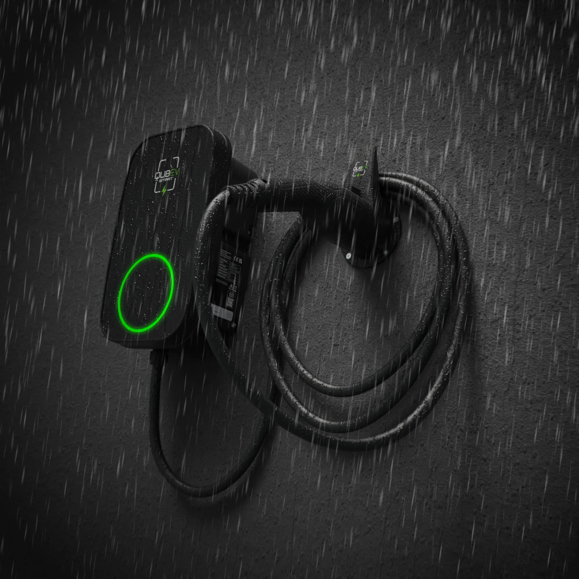 Rolec EVON0105 QUBEV SmartEV Charger Type 2 5m Tethered 32A (22kW)