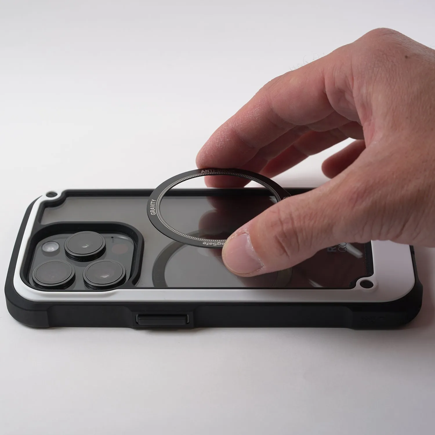 ROOT CO. | ルート　GRAVITY METAL RING  for MagSafe(ブラック)