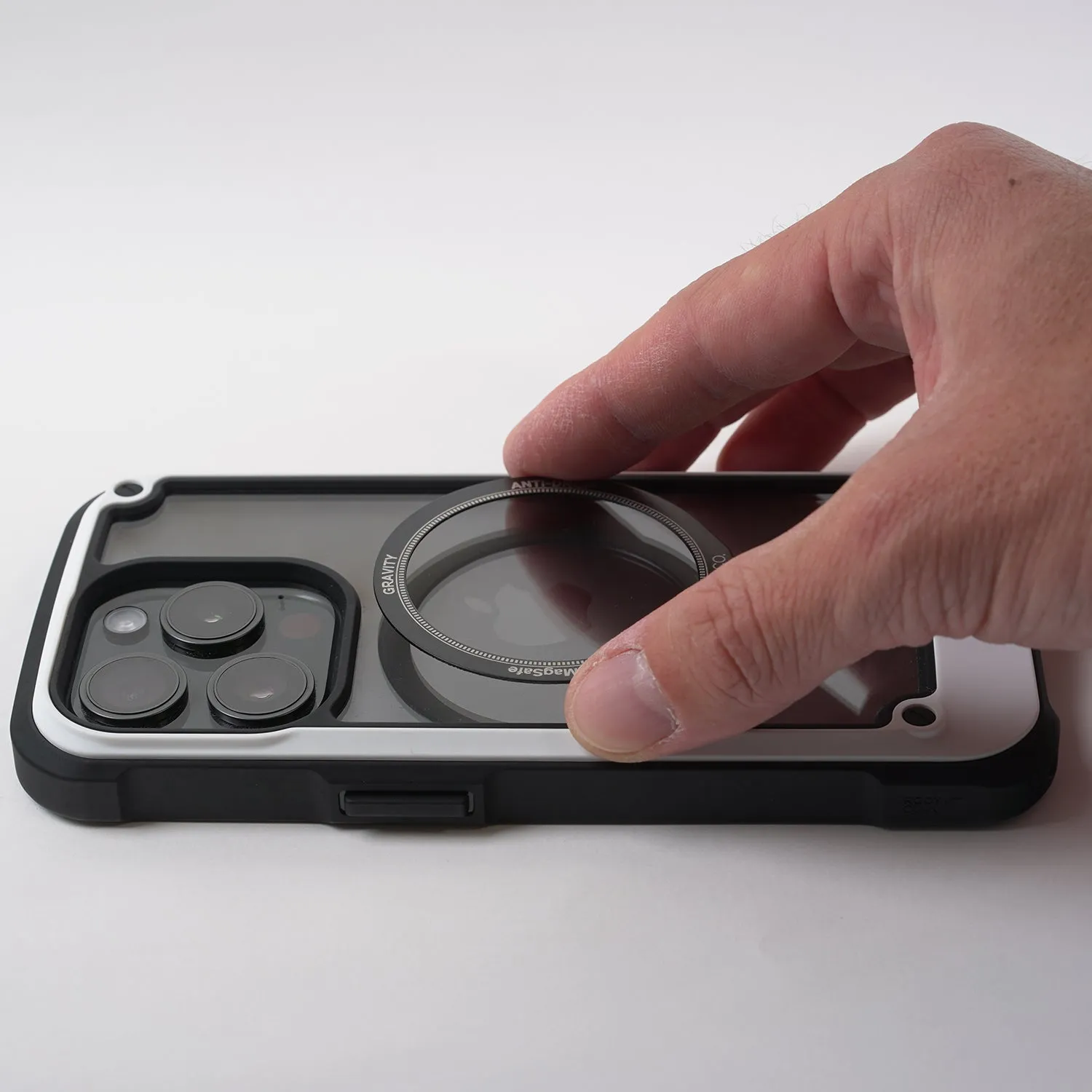 ROOT CO. | ルート　GRAVITY METAL RING  for MagSafe(ブラック)