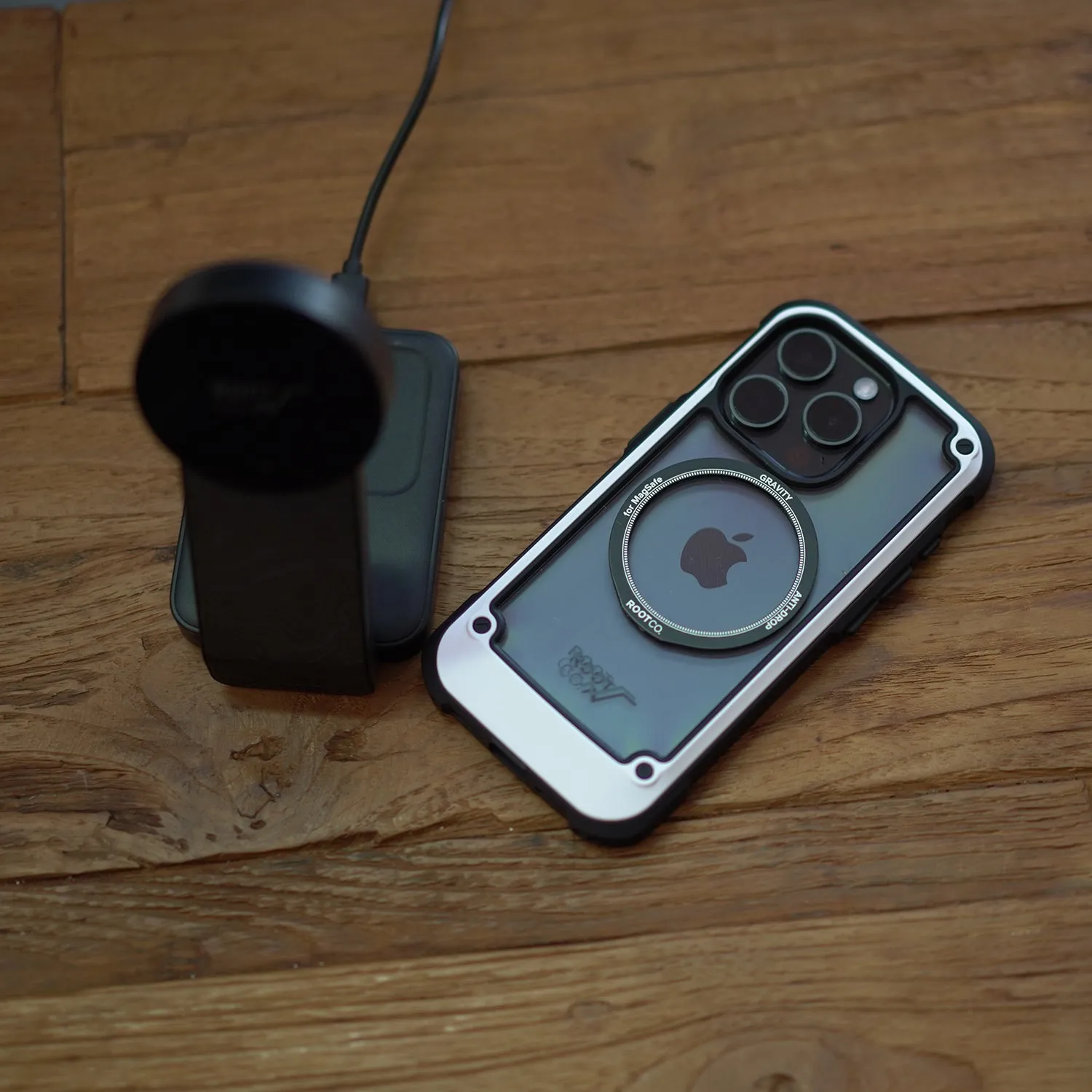 ROOT CO. | ルート　GRAVITY METAL RING  for MagSafe(ブラック)