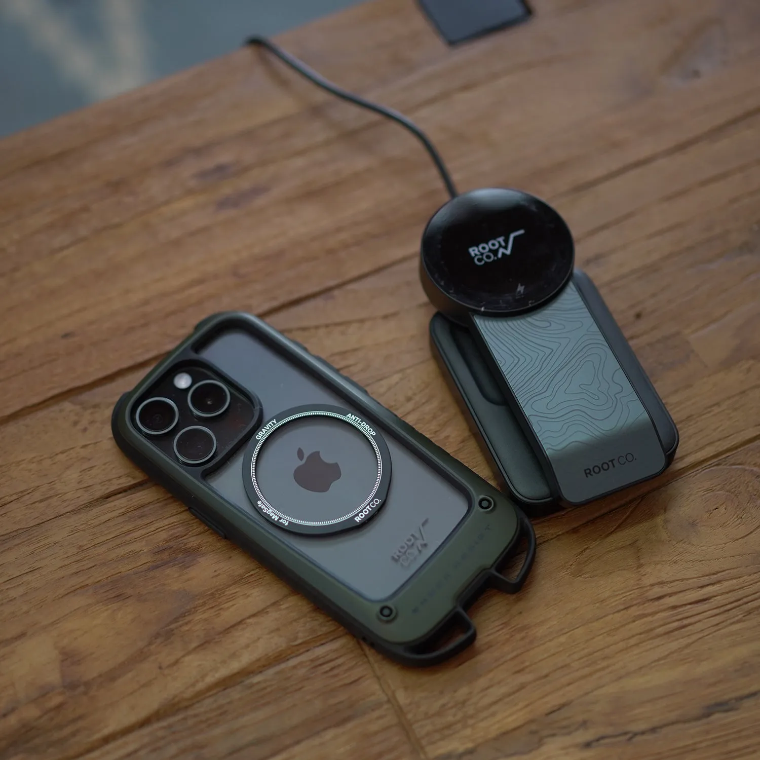 ROOT CO. | ルート　GRAVITY METAL RING  for MagSafe(ブラック)