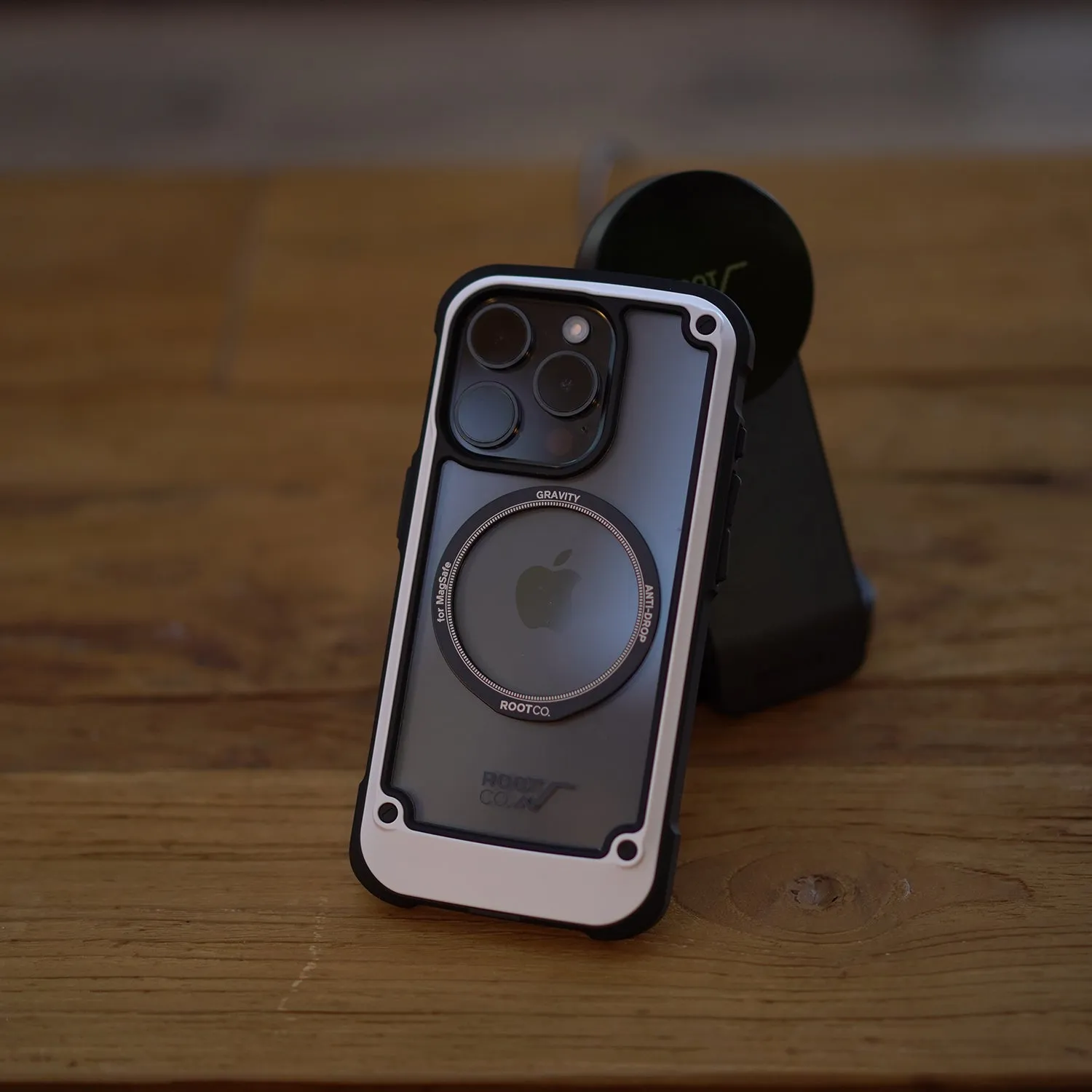ROOT CO. | ルート　GRAVITY METAL RING  for MagSafe(ブラック)