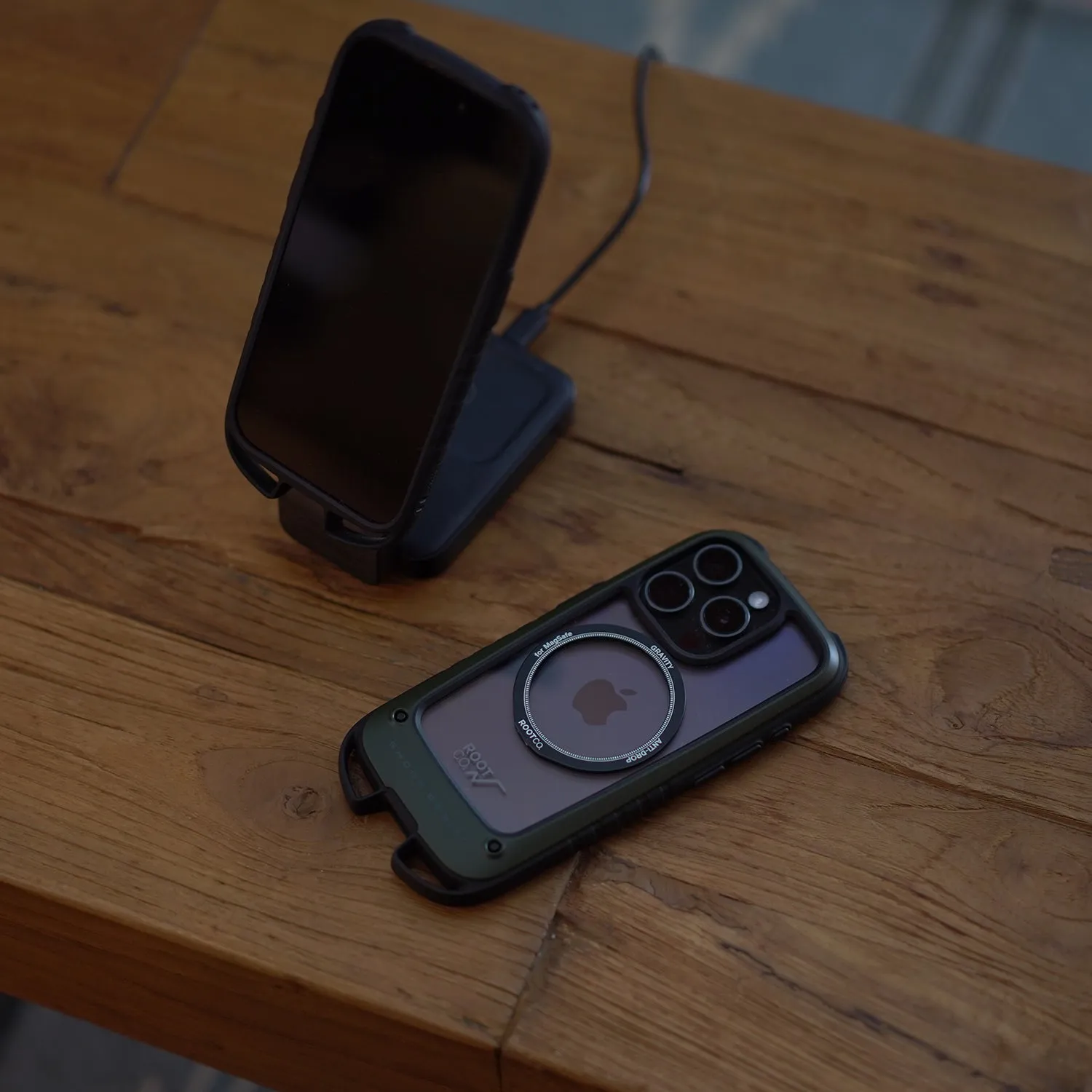 ROOT CO. | ルート　GRAVITY METAL RING  for MagSafe(ブラック)