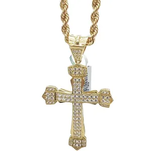 Rope Chain 4.0MM 10K With Assisi en OR 10K MNG-015