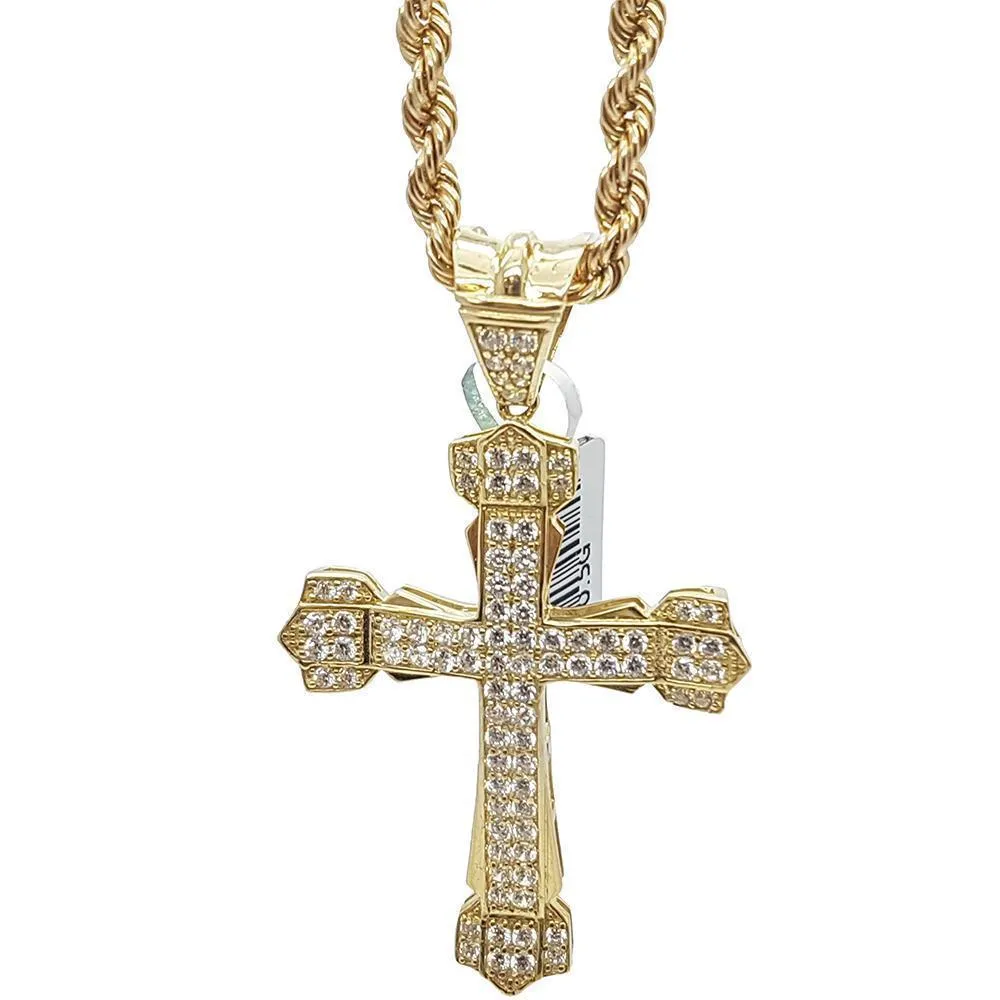 Rope Chain 4.0MM 10K With Assisi en OR 10K MNG-015