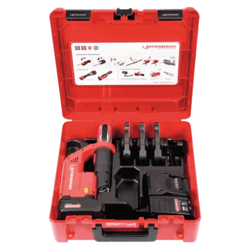 Rothenberger ROMAX COMPACT III Set S/V 15-22-28, 1x2Ah, EU, CAS 1000004275