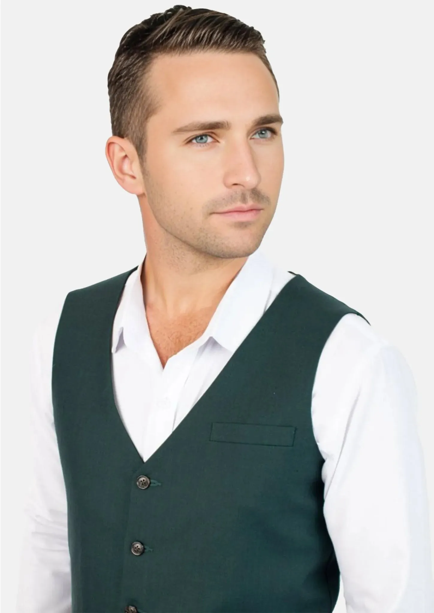 Sacramento Green Sharkskin Vest
