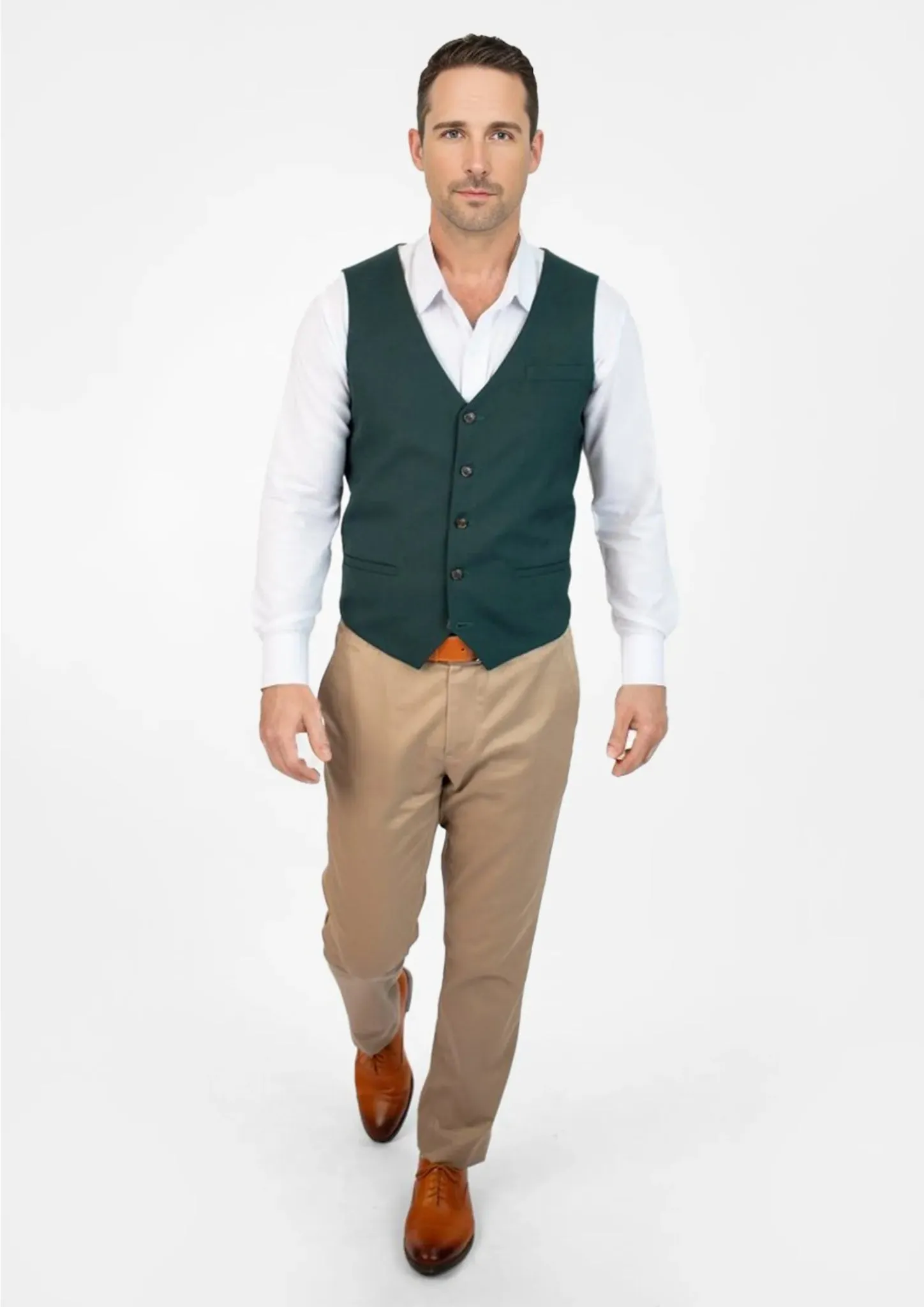 Sacramento Green Sharkskin Vest