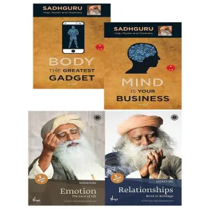 Sadhguru Jaggi Vasudev Collection 2 Books Set (Emotion and Relationships (2 books in 1)