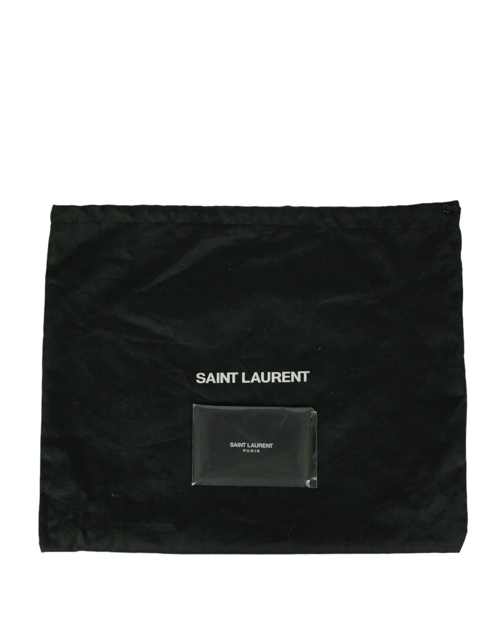 Saint Laurent Black Calfskin Matelasse Monogram Lou Camera Bag