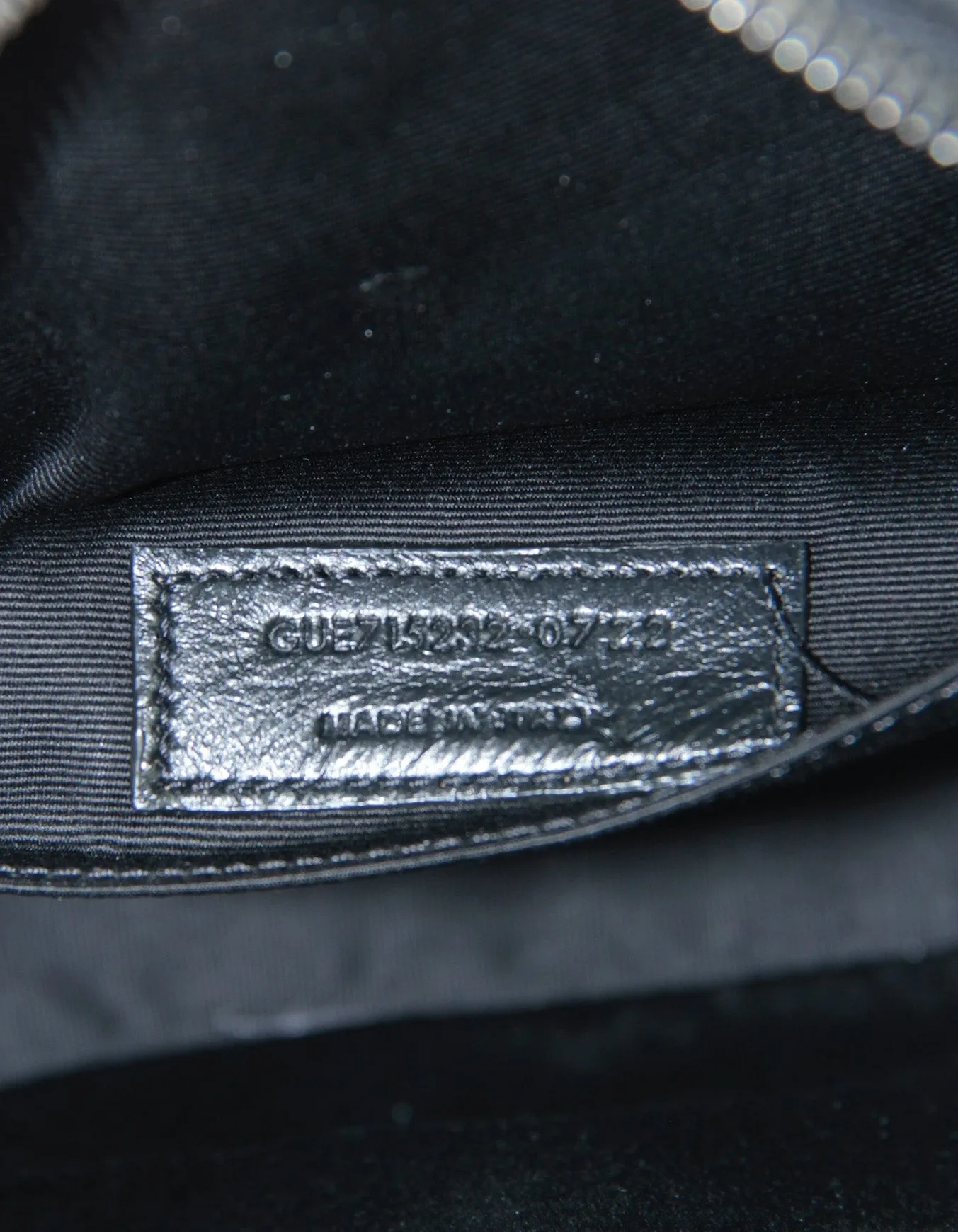 Saint Laurent Black Calfskin Matelasse Monogram Lou Camera Bag